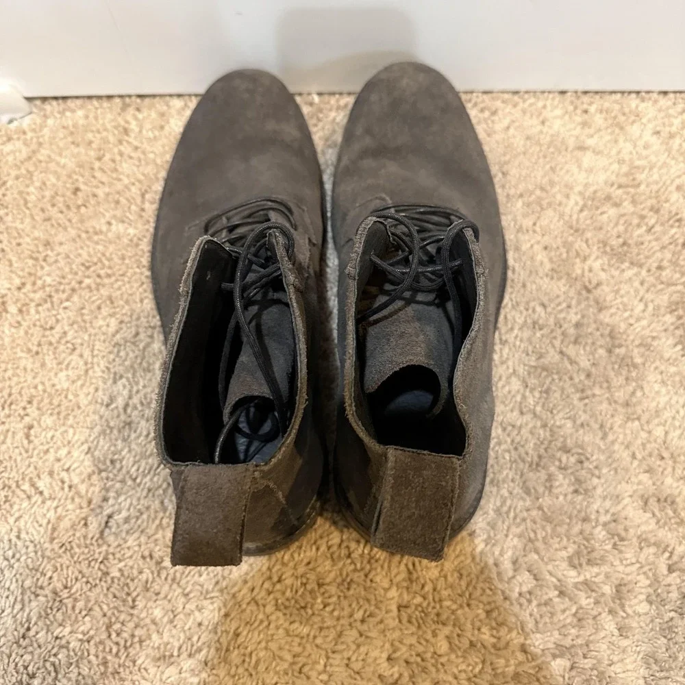 AllSaints Chukka Boots Mens Size 9 Brown Suede Lace Up Ankle Casual Shoes